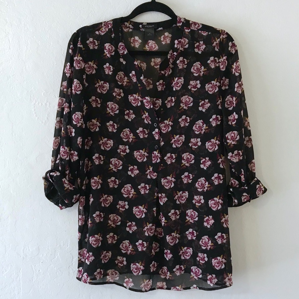Ann Taylor Floral Top